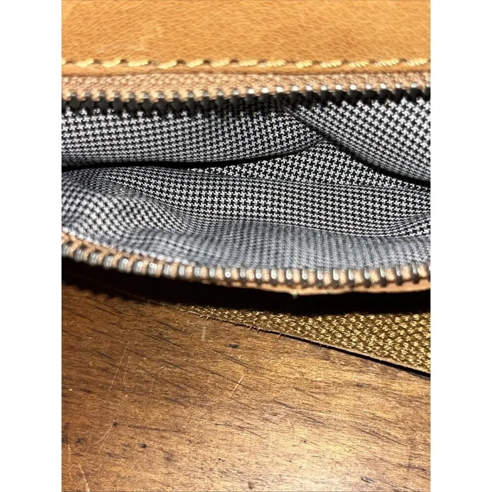 SPIKES & SPARROW Leather Waist Bag Fanny Pack Sling Bag Belt Brown